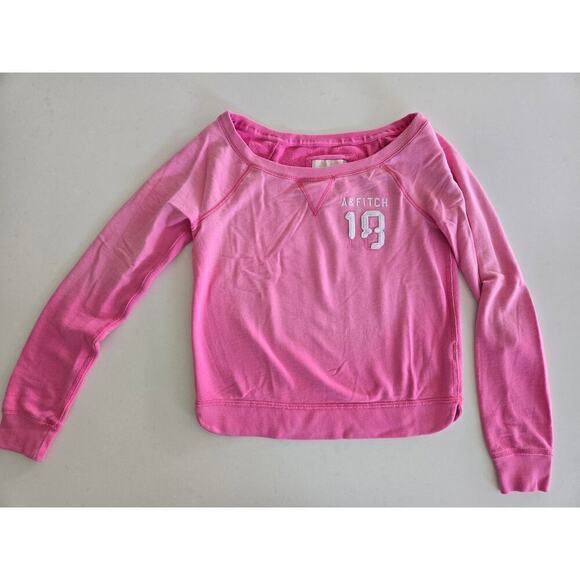 Abercrombie & Fitch Sweaters - Abercrombie & Fitch Pink Sweatshirt Size S